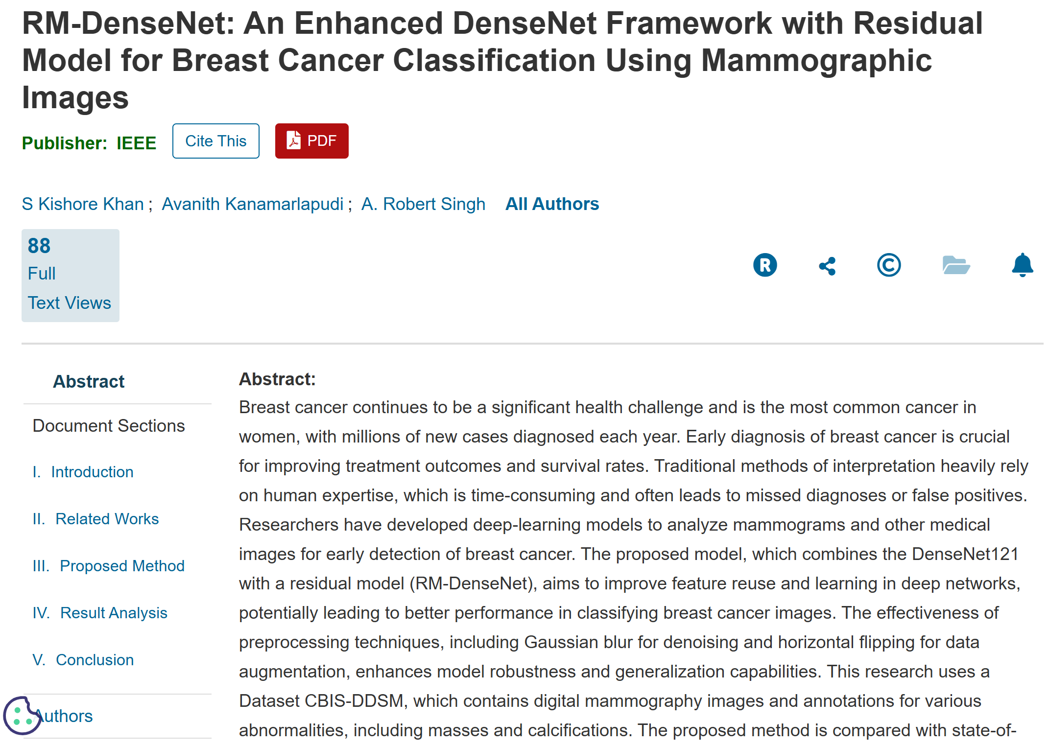 RM-DenseNet Research Publication